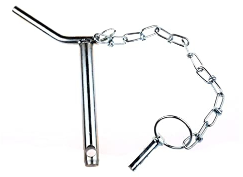 Bolzen Ø 16mm Länge 450mm Sicherungsbolzen mit Kette+Klappstecker Handgriff