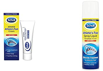Scholl Athlete's Foot Cream & Athletes Foot Spray, 150 ml