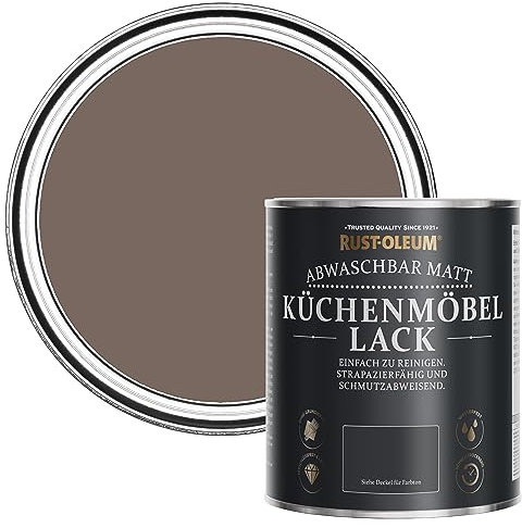 Rust-Oleum Brown Kitchen Cupboard Paint in Matt Finish - River’s Edge 750ml