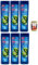 Clear ANTI SEBO Men Shampoo für Haare und Fettige Kopfhaut - Anti-Talg-Shampoo 6x 225ml + Italian Gourmet polpa 400g