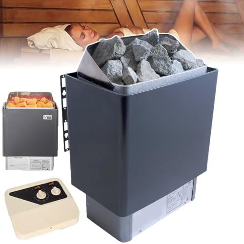 3 Kw – 9 Kw Elektrische Saunaheizungen – Timer: 0–180 Min. + Temperatur: 0–110 °c, Trockensaunaofen Mit Externer Steuerung, Für Dampfbad Im Spa Eines Hotels Zu Hause,3.0KW