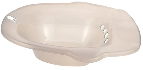 Mikinona Sitz Bath Basin for Women and Men Postpartum Care Portable Hip Bath Basin for Toilet Seat Pregnant and Postoperative Patients Perineal Soaking and Cleaning Gray