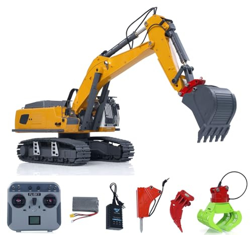 TOUCAN RC HOBBY US in Stock 1/18 Kabolite 5901 100S Electric Lifting RC Excavator Flysky Remote Control 970 Digger Engineering Vehicle Electric Ripper Hammer New Year Gift