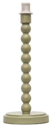 firstchoicelighting Bobbin - Sage Green Table Lamp Base