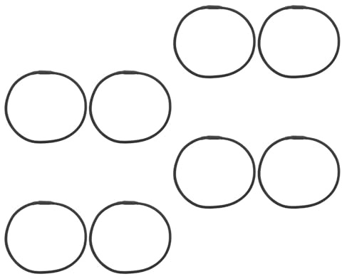 WESIEVYA Set 8 Elastici Antiurto in Gomma Morbida per Microfono a Condensatore, Supporto Antivibrazione per Asta Microfonica, Accessori per Supporto Antiurto da Studio Musicale