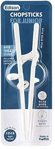 Edison Chopsticks for Young Age 14 to 18, Learning & Training for Beginners, Right Hand, Made in Korea