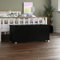 Vida Designs Leon Storage Ottoman, Wood in Black, 100x40x48cm - Storage Ottoman with Lift-Up Lid, Ideal for Toys, Bedding & Footstool Use