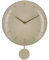 Decor Space Orologio da parete Jair con pendolo in metallo Ø 30x6x39,5 h cm a batteria (tortora)