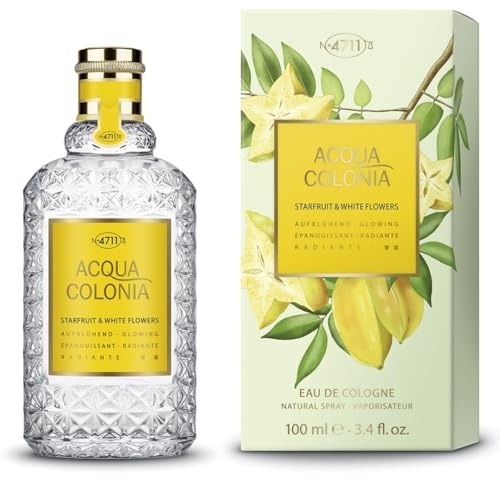 4711 Acqua Colonia® Starfruit & White Flowers | Eau de Cologne – Fioritura – Benessere per i sensi | Spray naturale da 100 ml