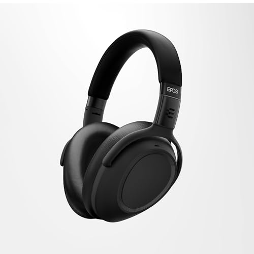 EPOS Adapt 660 USB-C Kabelloses Bluetooth Headset – Hybride ANC, UC-Zertifiziert, Geräuschunterdrückung, 30 Std. Akku, Dual-Geräte-Verbindung, Premium Stereo-Sound, Komfortables Over-Ear, Schwarz