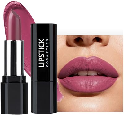 Violet Rouge a Levre Gloss, Rouge a Levre Mat Longue Tenue Waterproof, Silky Doux Texture Créme Hydratante Lip Stain, Haute Pigmentation Sans Transfert, Lip Gloss Repulpant Levres, Maquillage Femme-03