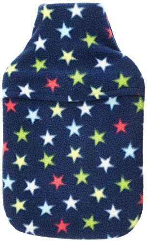 Vagabond Bags Navy Multi Star 2 Litre Hot water Bottle and Cover, 475 g