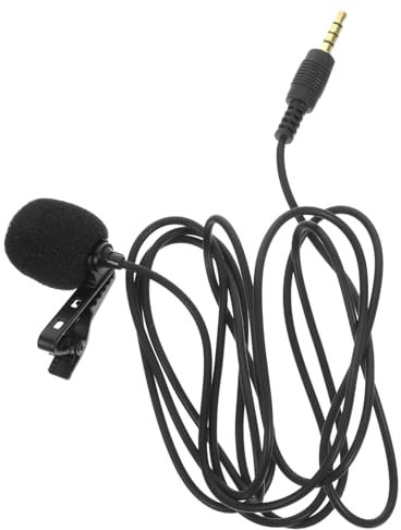 Uonlytech Lavaliermikrofon Clip Videoaufnahmen Kompatibel Mit Kameratelefonen Kleines Mikrofon Mit -anschluss Für Interviews Und Podcasts