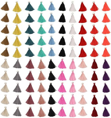 Nappe Segnalibro Da 100 Pezzi, Nappe Decorative, Nappe Pendenti, Nappe Portachiavi, Nappe Artigianali