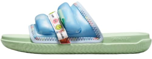NIKE Jordan Super Play Slide x J Balvin Claquettes pour homme, Bleu célestine à peine vert, 45 EU