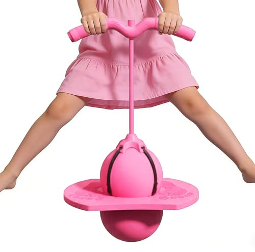 Canigegui Palla per Saltare per Bambini,Giocattolo Saltatore Divertente con Pompa | Palle per Bambini Rimbalzanti - Per Ragazzi Adulti Allenamento Equilibrio Esterno Interno