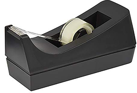 Dérouleur de ruban adhésif noir Largeur du rouleau (max.): 19 mm