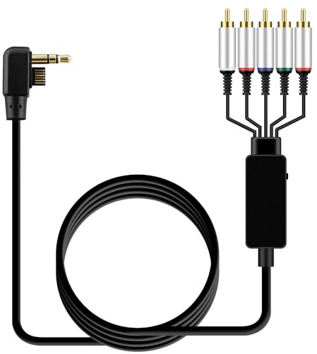 OSTENT AV HDTV TV Audio Video Component Komponenten Kabel Kompatibel für Sony PSP 2000/3000 Konsole