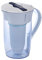 ZeroWater 5-Stufige Filterkanne für Trinkwasser mit 2,4 L - NSF-Zertifizierte Wasserfilter Kanne, um Blei, Andere Schwermetalle und PFOA/PFOS zu Reduzieren - in Weiß und Blau
