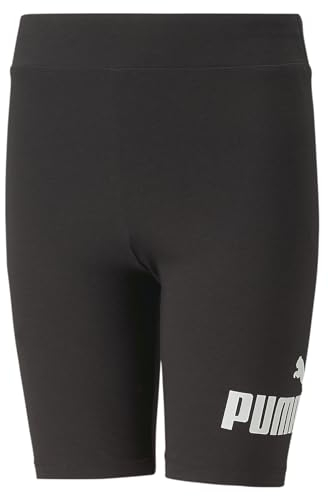 PUMA Unisex Ess+ Logo Short Leggings G Strumpfhose, Puma Black, 152 EU