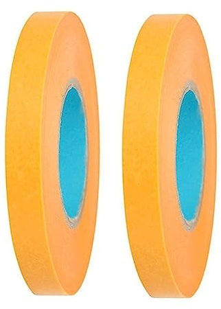Cinta De Pintor Cinta De Carrocero 2 Rollos, 50mm 40mm 30mm 25mm X 50m Cinta Carrocero Cinta De Papel Para Pintar No Deja Residuos Para Enmascarar Cintas Barnizar ( Color : Yellow , Size : 1cm x 50m )