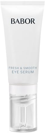 BABOR Fresh & Smooth Eye Serum | Intensive Feuchtigkeit & Frische für eine glatte Augenpartie | Hyaluronsäure, LIFT-UP & Aloe Vera | Augenserum - 15ml