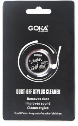 LYEAA Gel de limpieza de agujas para discos, limpiador antiestático para reproductores de discos de vinilo, limpiador de agujas con cartucho sin polvo para agujas para reproductores de disc