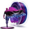 ZIRO Filament PLA Multicolore 1.75mm 1kg, Filament D'impression 3D Transluent, Précision Dimensionnelle +/-0.03mm, Convient à la plupart des imprimantes 3D, Galaxie