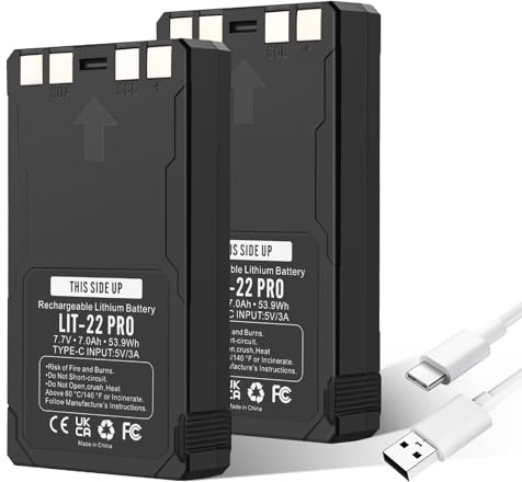 Lot de 2 Piles LIT-22 Pro de Rechange pour Batterie au Lithium SPYPOINT