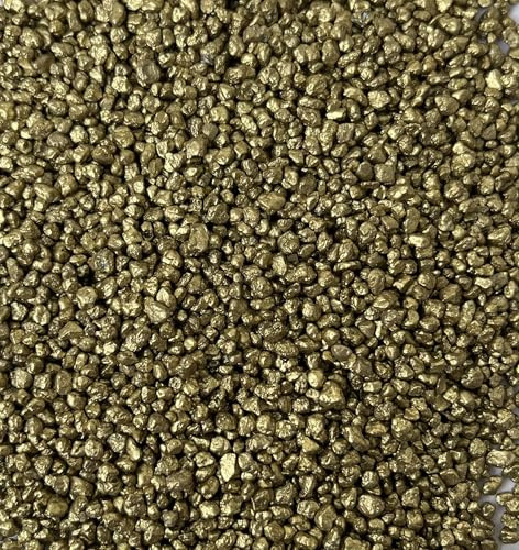 5 kg di sabbia decorativa oro – Made in Germany – Fine sabbia colorata dorata per vaso decorativo candele, matrimonio, floristica, fai da te, giardino ed eventi, sabbia di quarzo colorata in sacchetto