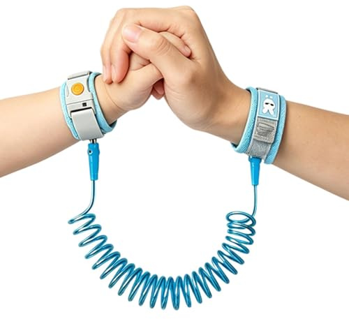 Barn Handledslänk Magnetisk Reflekterande Handledssäkerhetsrem | Småttingars armbandslänk Till Pojkar Flickor Förskola Utomhus Camping Promenader Museum Pendling