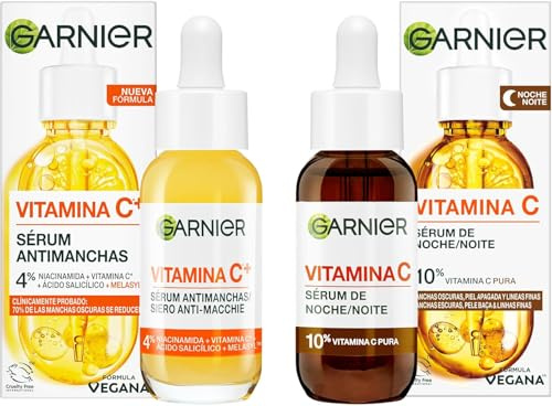 Garnier SkinActive Vitamina C Pack Antimanchas Sérum Dúo: Sérum Antimanchas