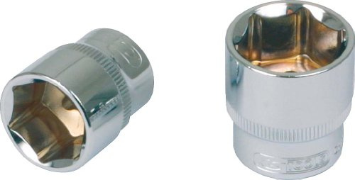 KS Tools 918.1413-E 1/4 CHROMEplus Llave de vaso Flank-Drive 13mm, colgador