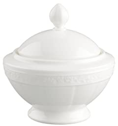 Villeroy & Boch White Pearl Sucrier/Confiturier 6 personnes 0,35 l