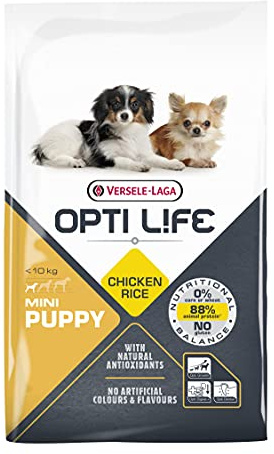 VERSELE-LAGA - Opti Life Puppy Mini - Trockenfutter für Welpen - Kleine Rassen - 7,5kg