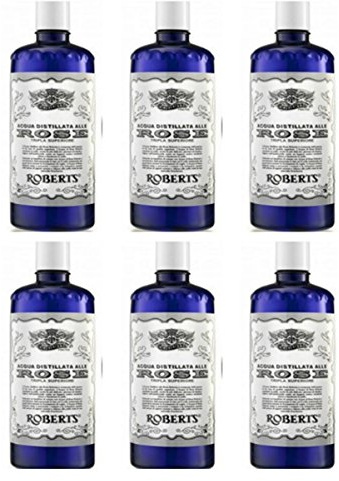 6 X Acqua di rose Roberts acqua distillata alle rose elisir di bellezza stock