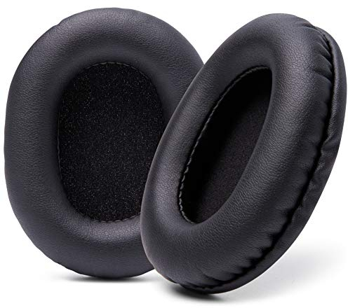 WC Wicked Cushions Replacement Ear Pads For Sony MDR 7506 | Softer Leather, Luxurious Memory Foam, Unmatched Durability | Compatible with MDR 7506 / MDR V6 / MDR CD900ST (Black)