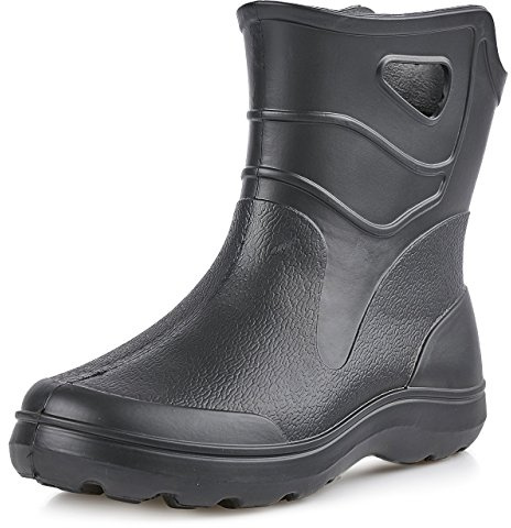 Ladeheid EVA Botas de Goma Hombre KL027M (Negro, 44 EU)