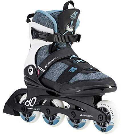K2 Skates Damen Inline Skates ALEXIS 80 PRO, black - grey - blue, 30D0772.1.1.110