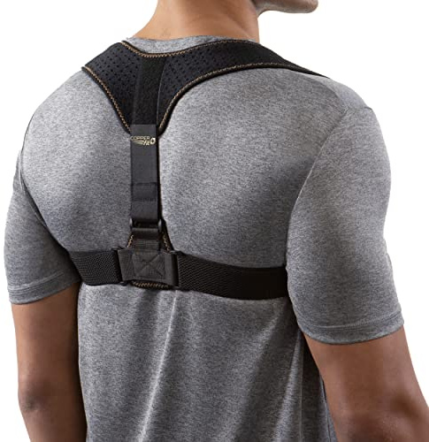Copper Fit Health Unisex Posture Support, Adjustable,Black