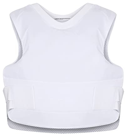 SafeGuard Clothing CoolMAX BulletProof + Stab + Spike Covert Vest - White