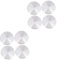 OSALADI 8 STK Runder Aluminiumkuchen Runde Tischplatte Aus Aluminium Adapter Für Glasplatten Tischplatte Aus Glas Glasplatten Aluminiumscheibe Glas Tisch Cd Aluminiumlegierung Tischset