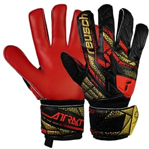 Reusch Torwarthandschuhe Unisex Erwachsene | robuster Grip, stabile Passform & Starke Ballkontrolle| für Training & Spiel | Kunstrasen, Naturrasen & Hartplatz | Größe 7,5-11 | Attrakt Solid