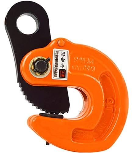 Abrazadera de elevación de placas vertical de alta resistencia, separador de abrazadera horizontal, apertura de mordaza ajustable, capacidad de carga de 2204/4409/6613 lb, for equipos de manipulación(