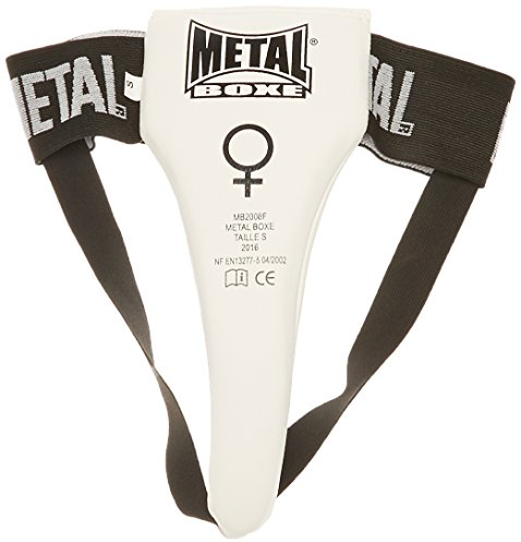 METAL BOXE - Damen-Tiefschutz, Weiß, Größe M