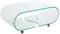 riess-Ambiente.de Extravaganter Glas Couchtisch FANTOME 90cm transparent Glastisch Tisch Wohnzimmer