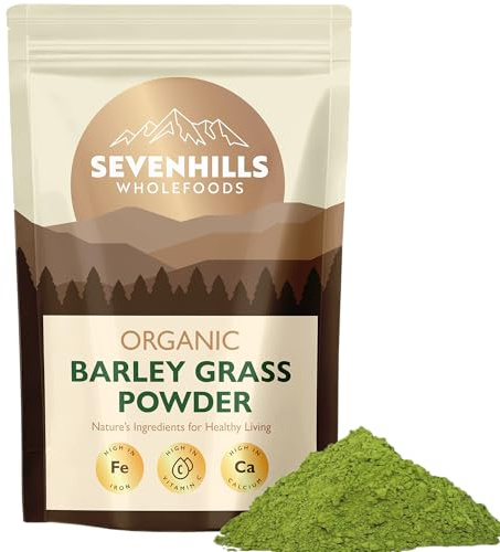 Sevenhills Wholefoods Organic European Barley Grass Powder 200g
