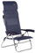 Crespo Camping Stuhl AL 223 Compact Garten Liege Stuhl Klappstuhl Klappbar Alu dunkelblau