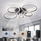 ycwdcz Plafonnier Ventilateur de Plafond Compatible avec Alexa, Google Assistant, Rond Luminaire Plafonnier Ventilateur Silencieux, Dimmable, Moteur DC, Mode Eté/Hiver, Lampe Ventilateur Plafond