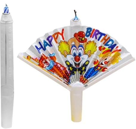 Alles Gute Zum Geburtstag Kerze | Überraschungs Geburtstagskerzen | Geburtstagskerzen Mit Kreativen Fans | Reusable Novelty Fan Birthday Candle - Kreative Kerzen Geburtstag Mit Fächer Für Party Deko